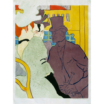 Artery8 Unframed Wall Art Toulouse-Lautrec English Moulin Rouge Advert12X16 Inch from B&Q