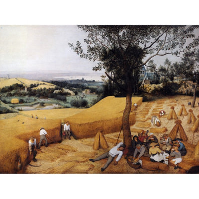 B&Q -  Unframed Wall Art Pieter Bruegel Elder Harvesters Painting12X16 Inch