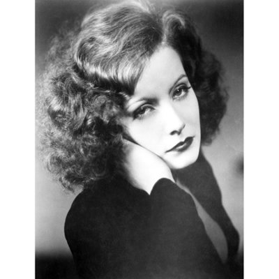 Artery8 Unframed Wall Art Portrait Movie Actress Greta Garbo 1930 Promo Photo - 12X16 Inch