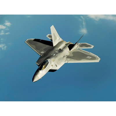 Artery8 Unframed Wall Art Dunaway Military Usa F-22 Raptor Jet Photo12X16 Inch from B&Q