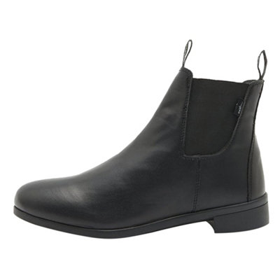 Saxon Unisex Syntovia Jodhpur Boots Black (8 Uk)