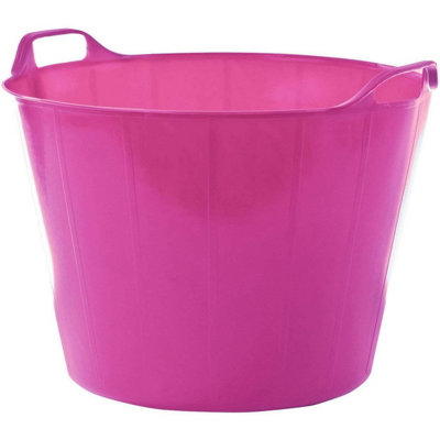 Easi Trug For Horses Cerise Pink (26 Litre) from B&Q