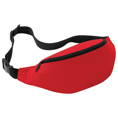 Bagbase Adjustable Belt Bag (2.5 Litres) (Pack Of 2) - Classic Red - Image 4
