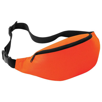 Bagbase (One Size, Orange) Adjustable Belt Bag (2.5 Litres) (Pack Of 2) - Image 4