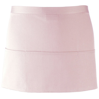  - Premier Ladies/womens Colours 3 Pocket Apron / Workwear (Pack Of 2)