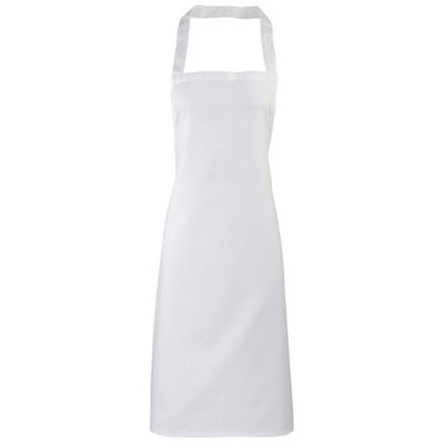  - Premier Ladies/womens Slim Apron (No Pocket) / Workwear (Pack Of 2)