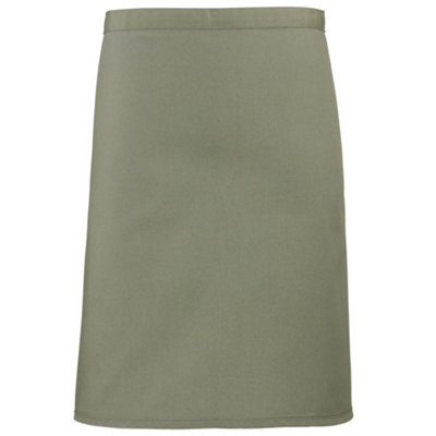  - Premier Ladies/womens Mid-Length Apron (Pack Of 2)