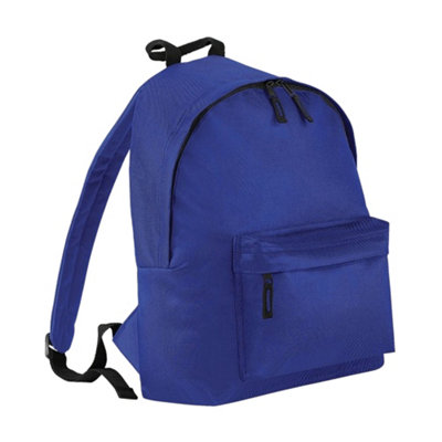 Beechfield Childrens Junior Fashion Backpack Bags / Rucksack / School (Pack Of 2) Bright Royal (One Size) from B&Q
