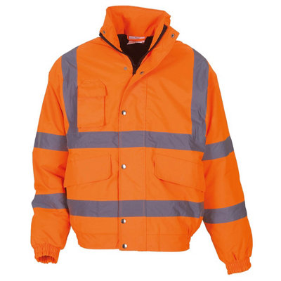 Yoko Mens Hi-Vis Bomber Jacket (Pack Of 2) from B&Q