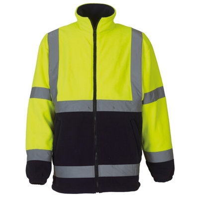  - Yoko Mens Hi Vis Heavyweight Fleece Jacket (Pack Of 2)