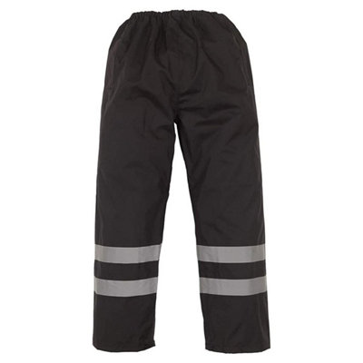  - Yoko Mens Hi-Vis Waterproof Contractor Over Trousers (Pack Of 2)