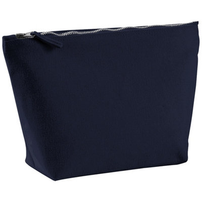  - Westford Mill Canvas Accessory Bag (Pack Of 2) Navy (M)