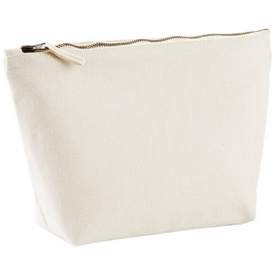  - Westford Mill Canvas Accessory Bag (Pack Of 2) Natural (S)