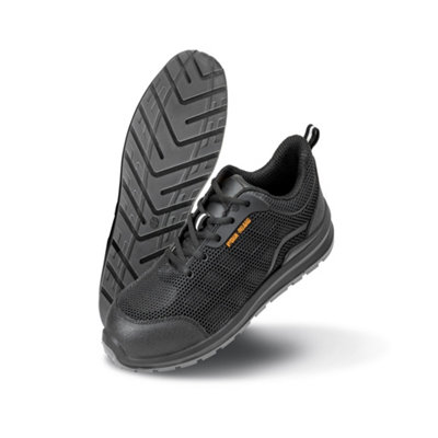 B&Q Result Work-Guard Unisex All Safety Trainers (11 Uk) Black