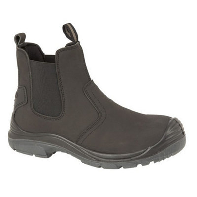Grafters Steel Toe Safety Dealer Boots Black (6.5 Uk) from B&Q