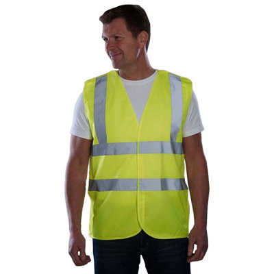 Grafters Unisex Hi-Visibility Safety Waistcoat from B&Q