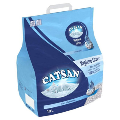 Catsan Hygiene Cat Litter (10L) (Grey) from B&Q