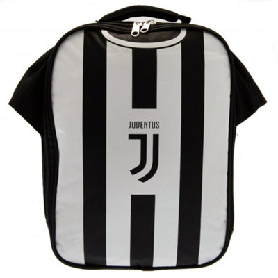 B&Q Black/White Juventus Fc Kit Lunch Bag (One ) 29Cm