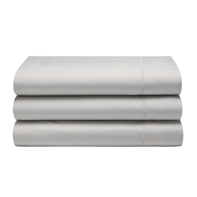 Belledorm Cotton Sateen 1000 Thread Count Flat Sheet Ivory (Single) from B&Q