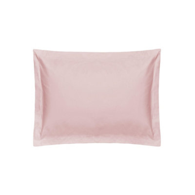 Belledorm 400 Thread Count Egyptian Cotton Oxford Pillowcase Blush (M) from B&Q