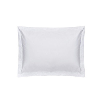 Belledorm 400 Thread Count Egyptian Cotton Oxford Pillowcase White (L) from B&Q