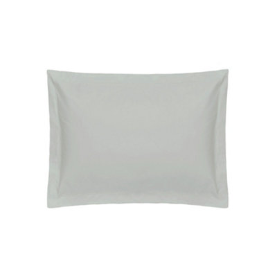 Belledorm 400 Thread Count Egyptian Cotton Oxford Pillowcase Platinum (M) from B&Q