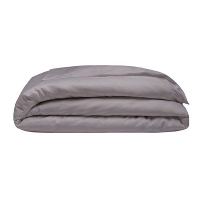 Belledorm 400 Thread Count Egyptian Cotton Oxford Duvet Cover Pewter (Superking) from B&Q