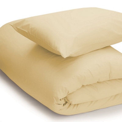 Belledorm Easycare Percale Duvet Cover Honeydew (Double) from B&Q