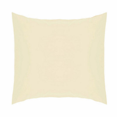  - Belledorm Easycare Percale Continental Pillowcase Ivory (One Size)