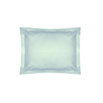 Belledorm Easycare Percale Oxford Pillowcase Duck Egg Blue (One Size) from B&Q