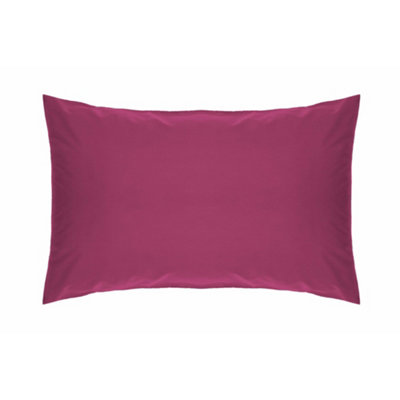  - Belledorm Easycare Percale Housewife Pillowcase Fuchsia (One Size)