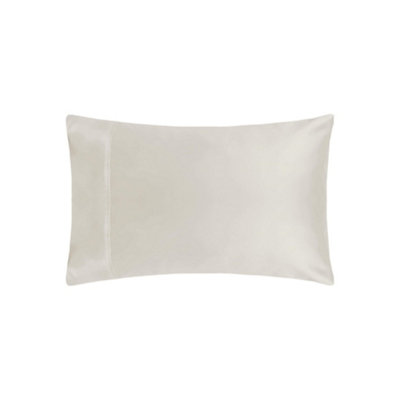 Belledorm 100% Cotton Sateen Housewife Pillowcase Ivory (One Size) from B&Q