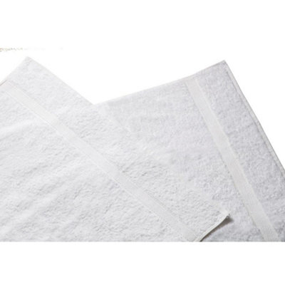 Belledorm Hotel Madison Bath Towel White (One Size) from B&Q