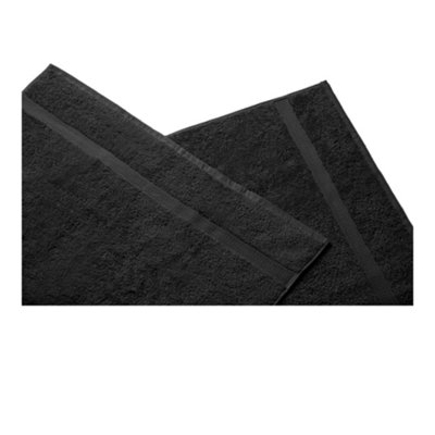 Belledorm Hotel Madison Bath Mat Black (One Size) from B&Q