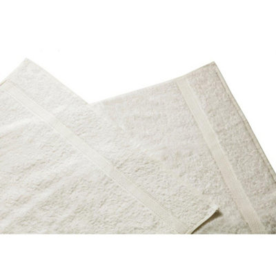 Belledorm Hotel Madison Hand Towel Ivory (One Size) from B&Q