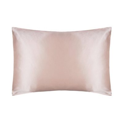 Belledorm 100% Mulberry Silk Pillowcase Pink (One Size) from B&Q