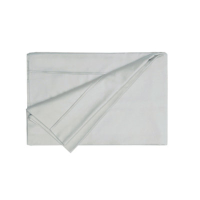 Belledorm Pima Cotton 450 Thread Count Flat Sheet Platinum (Kingsize) from B&Q