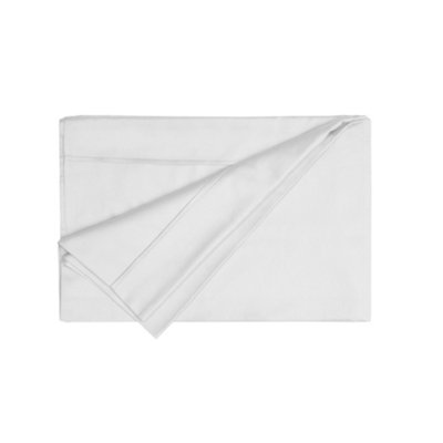 Belledorm Pima Cotton 450 Thread Count Flat Sheet White (Kingsize) from B&Q