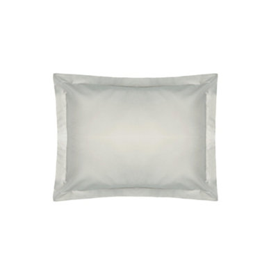 Belledorm Pima Cotton 450 Thread Count Oxford Pillowcase Platinum (One Size) from B&Q