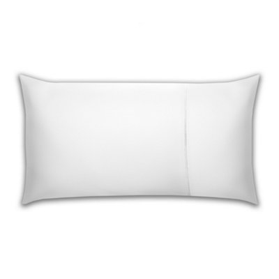 Belledorm Pima Cotton 450 Thread Count Bolster Pillowcase White (One Size) from B&Q