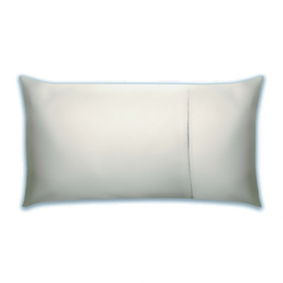 Belledorm Pima Cotton 450 Thread Count Bolster Pillowcase Platinum (One Size) from B&Q
