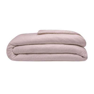 Belledorm Brushed Cotton Duvet Cover Powder Pink (Superking) from B&Q