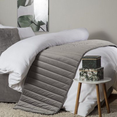 Belledorm Verona Bed Runner Charcoal (One Size) from B&Q