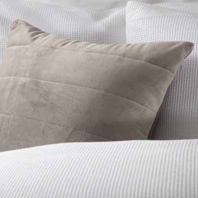 Belledorm Verona Filled Cushion Mink (One Size) from B&Q
