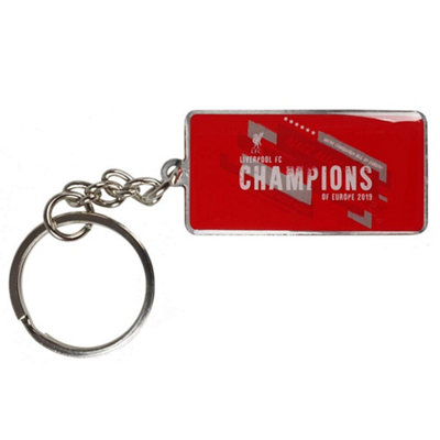 Liverpool Fc Champions Of Europe Keyring Red (One Size) from B&Q