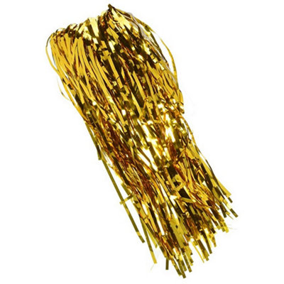 Bristol Novelty Gold Tinsel Doorway Curtain - One Size - Image 3