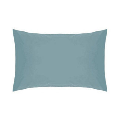 Belledorm Easycare Percale Housewife Pillowcase Teal (One Size) from B&Q