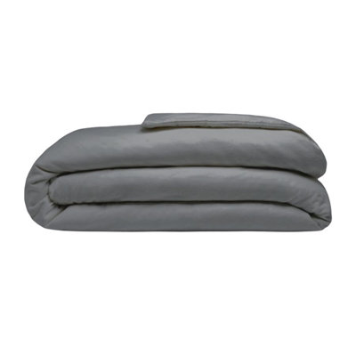 Belledorm Brushed Cotton Duvet Cover Charcoal (Double) from B&Q
