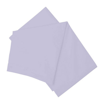 Belledorm Brushed Cotton Flat Sheet Heather (Single) from B&Q