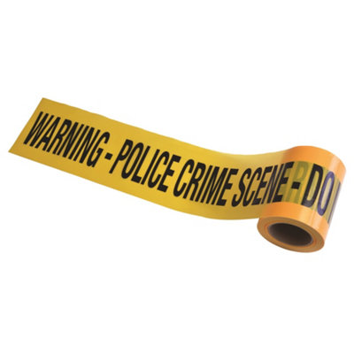 Bristol Novelty Fake Crime Scene Tape Yellow/black (One Size)